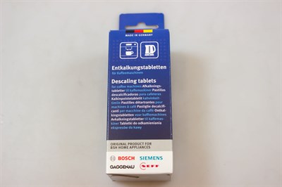 Afkalkningstabletter, Profilo espressomaskin