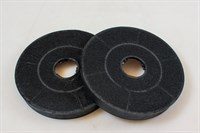 Kolfilter, Beko köksfläkt - 158 mm (2 st)