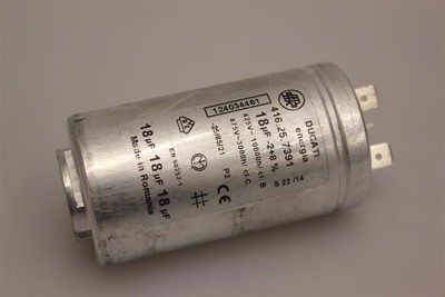Startkondensator, Zanker torktumlare - 18 uF