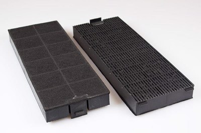 Kolfilter, Faber köksfläkt - 250 mm x 94 mm (2 st)