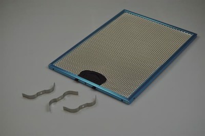 Metalltrådsfilter, De Dietrich köksfläkt - 10 mm x 329 mm x 238 mm (inkl. filterhållare)