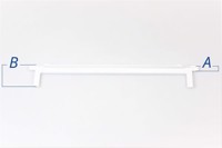 List till glashylla, Beko kyl och frys - 23 mm x 447 mm x B:60mm / A:11 mm (bak)