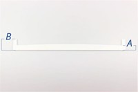 List till glashylla, Beko kyl och frys - 6 mm x 488 mm x B:49 mm / A:26 mm (främre)