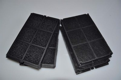 Kolfilter, Blomberg köksfläkt - 100 mm x 175 mm (4 st)