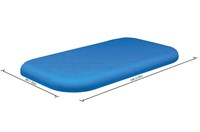 Poolskydd, Bestway pool - Plast  (rektangulär)