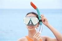 Cyklop och snorkel, Bestway pool