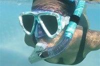 Cyklop och snorkel, Bestway pool