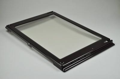 Ugn glas, Cylinda spis & ugn - 378 mm x 580 mm x 25 mm (inreglas)