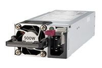 Hewlett Packard Enterprise - 500W FS Plat Ht Plg LH