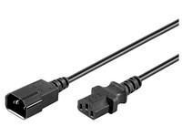 MicroConnect - Power Cord C13 F - C14 M 0.6m