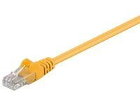 MicroConnect - U/UTP CAT5e 3M Yellow PVC