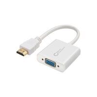 MicroConnect - Adapter HDMI - VGA M/F, White
