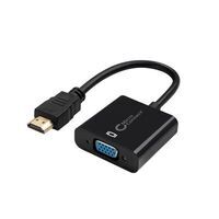MicroConnect - Adapter HDMI - VGA M/F, Black