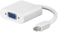 MicroConnect - Mini Displayport-VGA M-F White