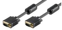 MicroConnect - SVGA HD15 2m M-M w.ferrit core