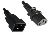 MicroConnect - PowerCord C13-C20 10A 1m Black