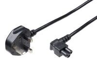 MicroConnect - Power Cord UK - C5 1.8m Black