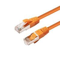 MicroConnect - S/FTP CAT6 0.5m Orange LSZH
