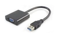 MicroConnect - USB 3.0-VGA M/F Black