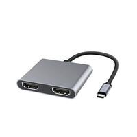 MicroConnect - USB-C to HDMI X2 Female