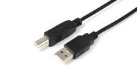 MicroConnect - USB2.0 A-B 1m M-M BLACK