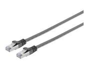 MicroConnect - U/FTP CAT6A 1M Black Flat