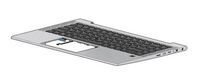 HP - Top Cover W/Keyboard CP+PS BL