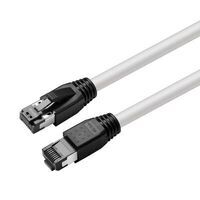 MicroConnect - CAT8.1 S/FTP 0,50m White LSZH