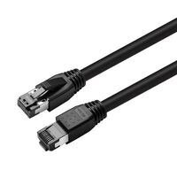 MicroConnect - CAT8.1 S/FTP 10m Black LSZH