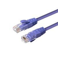MicroConnect - CAT6A UTP 10m Purple LSZH