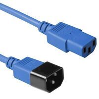MicroConnect - Blue power cable C14 to C13,