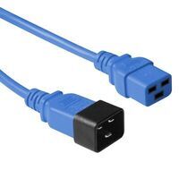 MicroConnect - Blue power cable C20 to C19,