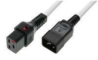 MicroConnect - Powercord C19 IEC Lock - C20
