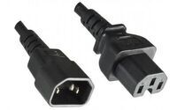 Mercodan - Str�mforl�ngerkabel Sort C14