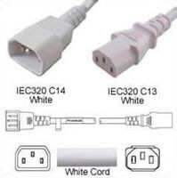 Mercodan - Str�mforl�ngerkabel Hvid C14