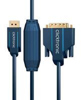 ClickTronic - Displayport til DVI kabel,