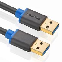 deleyCON - USB 3.0 kabel, 2,0m, USB-A: