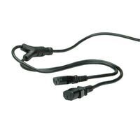Roline - Str�mkabel, 2x straight IEC