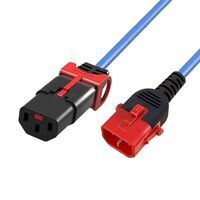 MicroConnect - Powercord C13 IEC Lock+ - C14