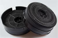 Kolfilter, Koerting köksfläkt - 137 mm (2 st)
