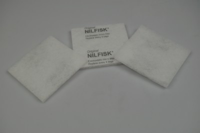 Filter, Nilfisk dammsugare - 100 x 107 mm (främre filter)