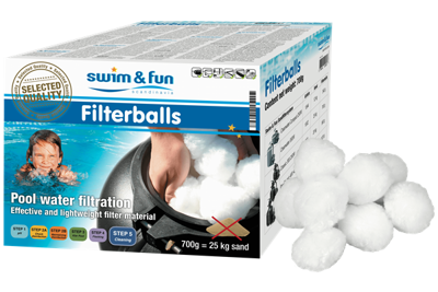 Filterbollar, Swim & Fun pool