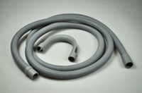 Tömningsslang, universal diskmaskin - 2500 mm (rak)